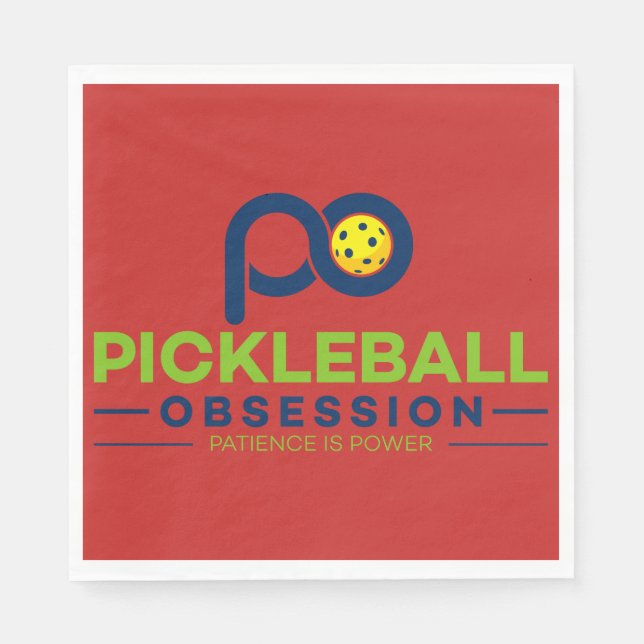 Paper Napkins for the Pickleball Obsessed! (Front)