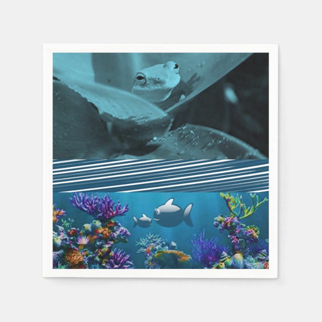 Paper Napkins Frog (Front)