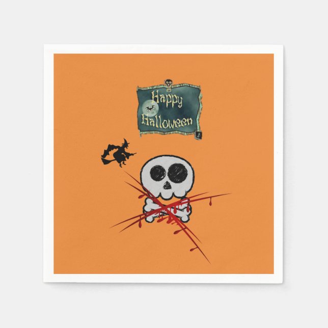 Paper Napkins Halloween (Front)