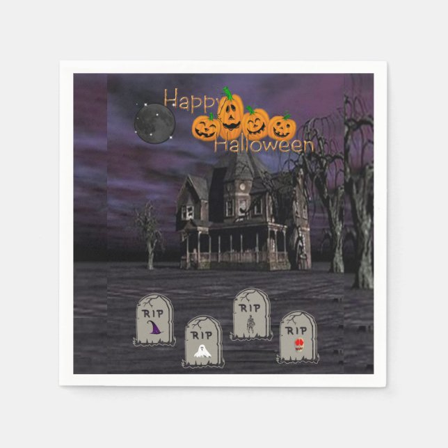 Paper Napkins Halloween (Front)