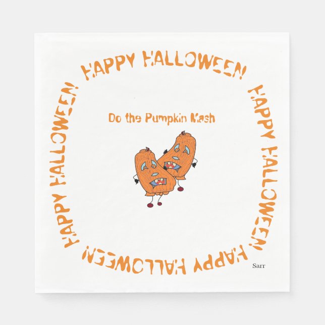 Paper Napkins  : Halloween Napkins (Front)
