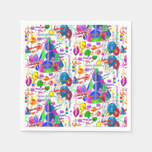 Paper Napkins June, 15 Birthday