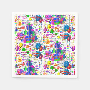 Paper Napkins June, 6 Birthday