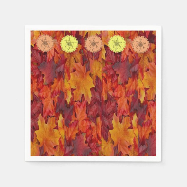 Paper Napkins Leaves (Front)