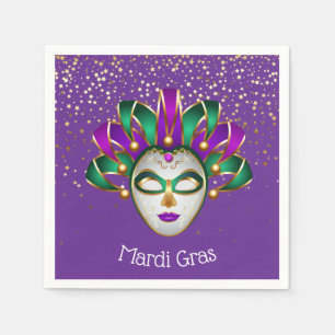 Paper Napkins Mardi Gras