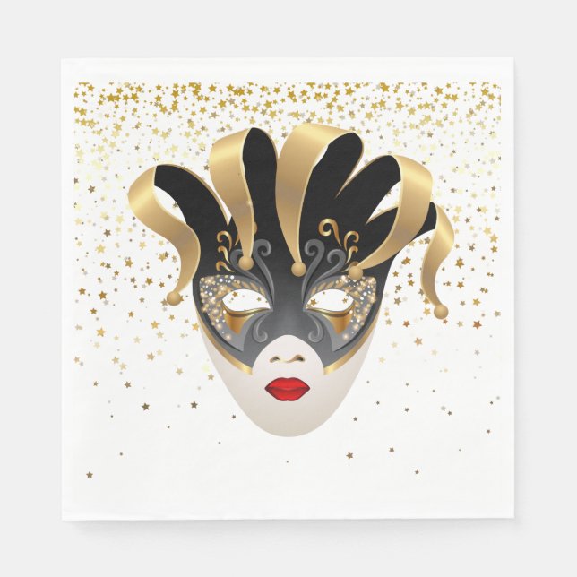 Paper Napkins Mardi Gras (Front)