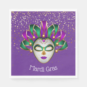 Paper Napkins Mardi Gras