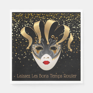 Paper Napkins Mardi Gras-Let the good times roll