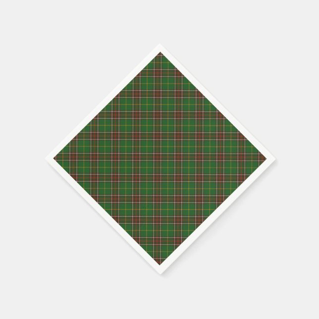 paper napkins  Newfoundland Tartan plaid (Corner)