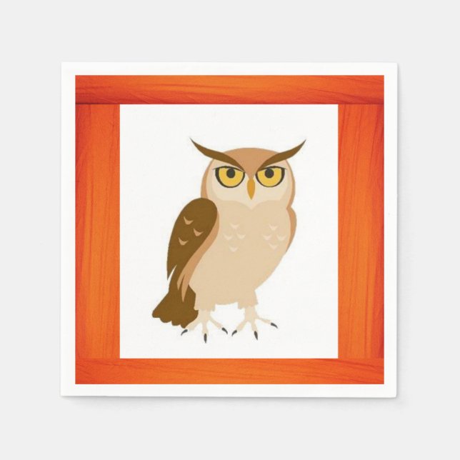 Paper Napkins Owl (Front)