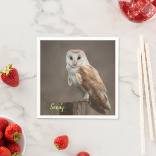 Paper Napkins, Owl Napkin