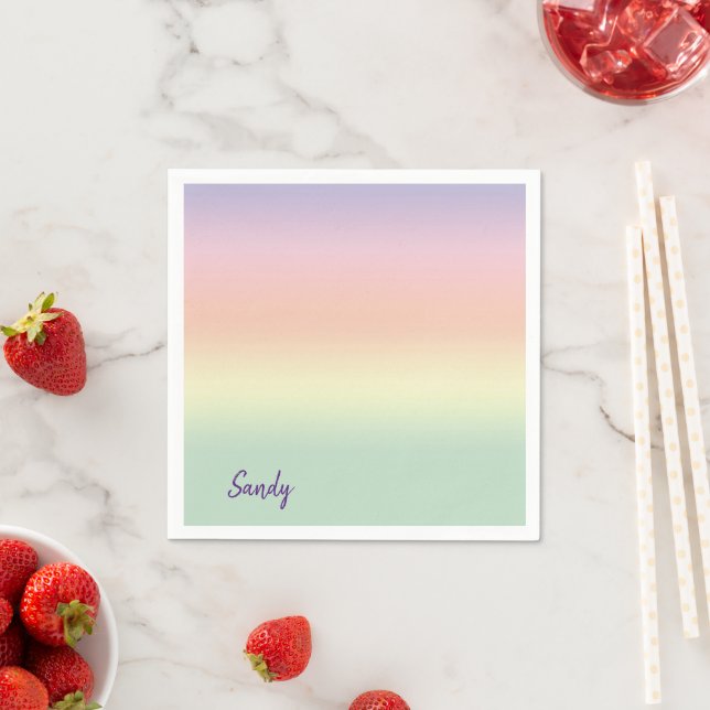 Paper Napkins, Pastel Napkin (Insitu)