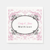 Paper Napkins-Pink coronation