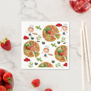 Paper Napkins, Pizza Napkin