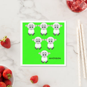 Paper Napkins, Sheep Napkin