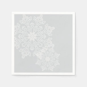 Paper Napkins- Snowflakes Napkin