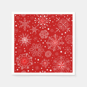 Paper Napkins- Snowflakes Napkin