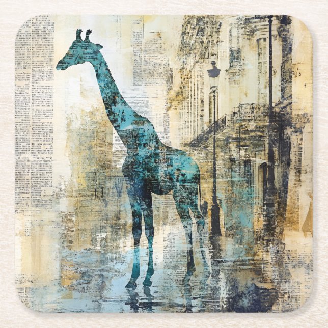 Paper Napkins Square Paper Coaster (Front)