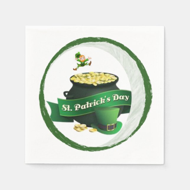 Paper Napkins St. Patrick's Day (Front)