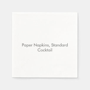 Paper Napkins, Standard Cocktail Napkin