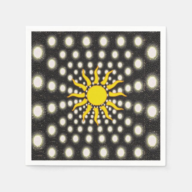 Paper Napkins Sun (Front)