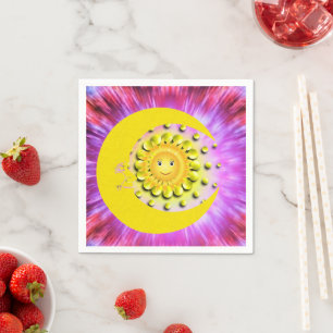 Paper Napkins, Sun Moon Napkin