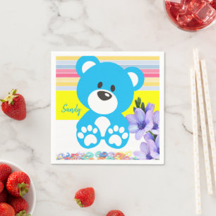 Paper Napkins, Teddy Bear Napkin