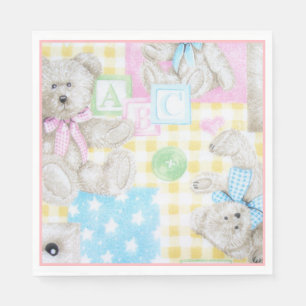Paper Napkins-Teddy Bear Napkin