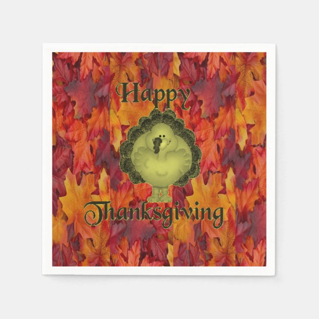 Paper Napkins Thanksgiving (Front)