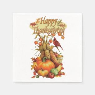 Paper Napkins Thanksgiving