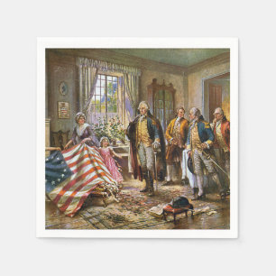 Paper Napkins The Birth of Old Glory Percy Moran