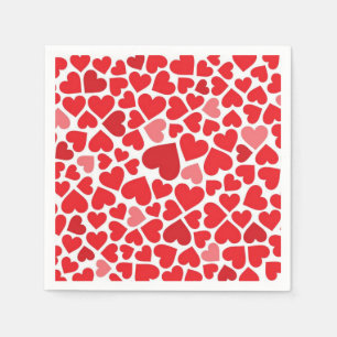 Paper Napkins-Valentine Hearts Napkin