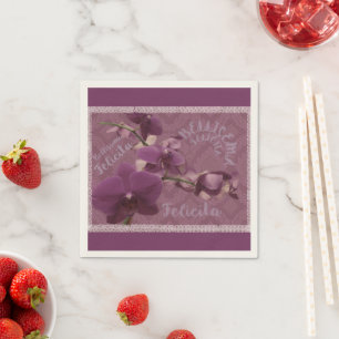 Paper napkins vintage floral