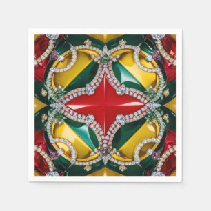 Paper napkins with Los Angeles Colours Design