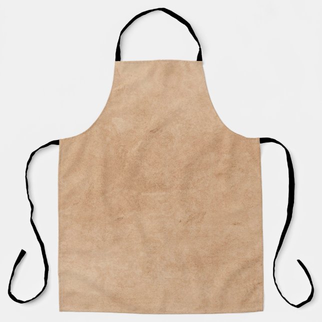 Paper old texture parchment apron (Front)
