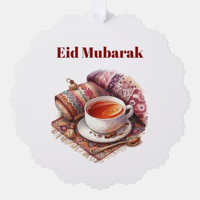 Paper Ornament Card-Scalloped Paper Ornaments (Front)