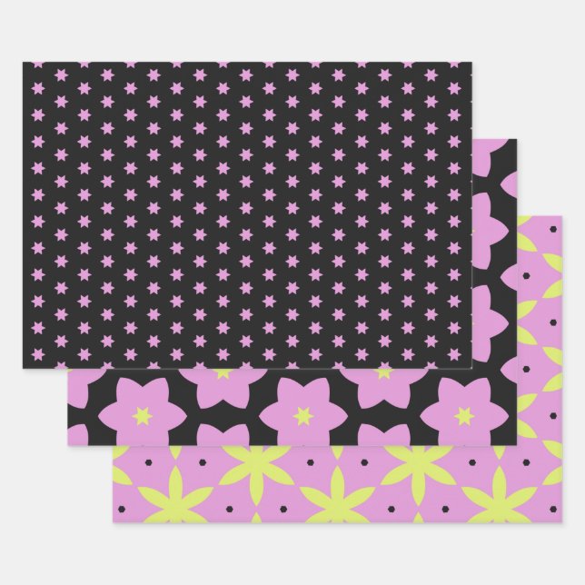 Paper pack 2 Pink Yellow (Set)