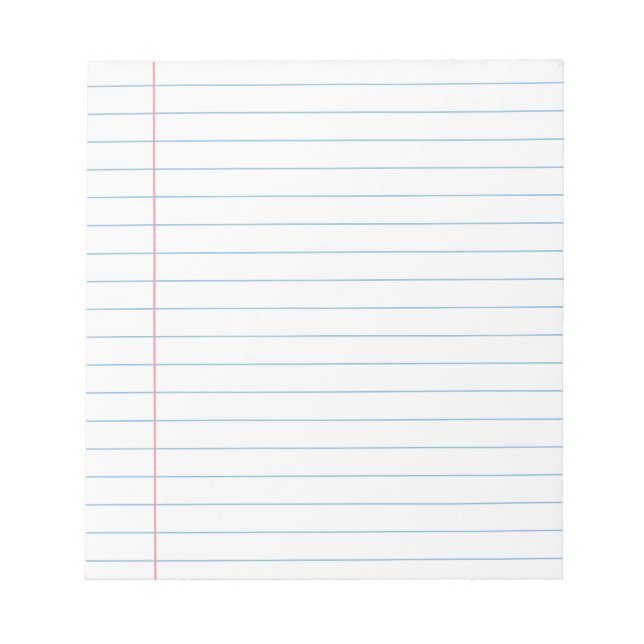 Paper page Notebook  Notepad (Front)