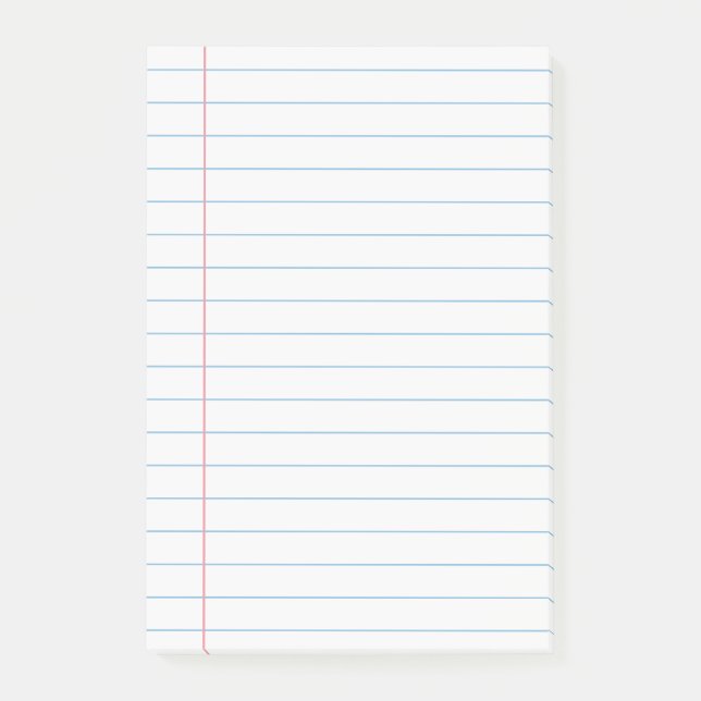 Paper page Notebook  Post-it Notes (Front)