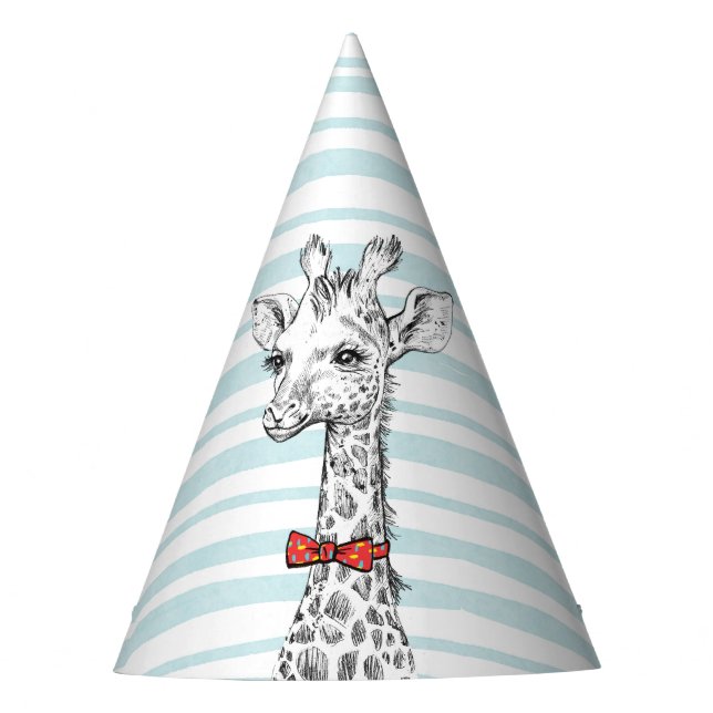 Paper Party Hat for 5th Anniversary Party. (Front)