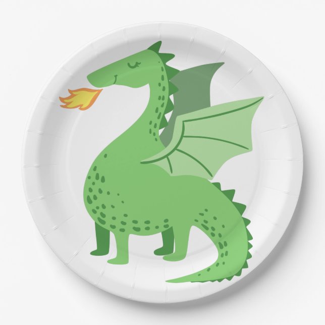 Paper & Party Plates Dragon (Front)