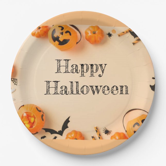 Paper & Party Plates Halloween (Front)