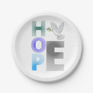  Paper & Party Plates  Hope - Christian Faith