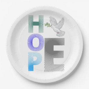  Paper & Party Plates  Hope - Christian Faith
