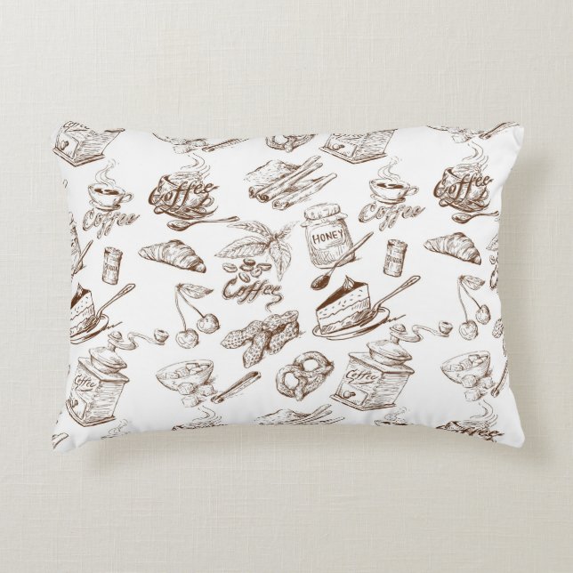 Paper pattern accent pillow (Front)