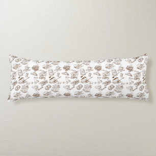 Paper pattern body pillow