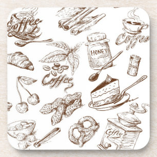 Paper pattern coaster