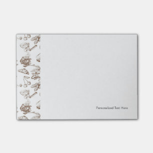 Paper pattern post-it notes