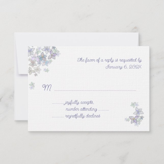 Paper Petals 3x5 Inch Artwork Reply Cards (Front)
