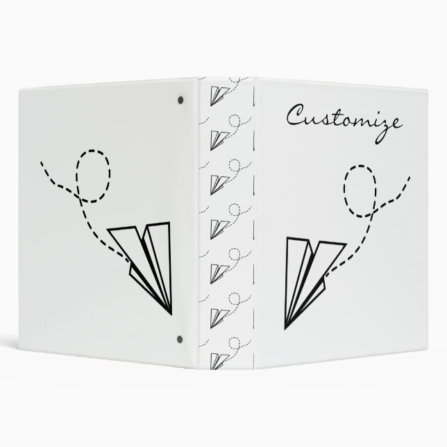 Paper Plane Flying Thunder_Cove Binder (Background)